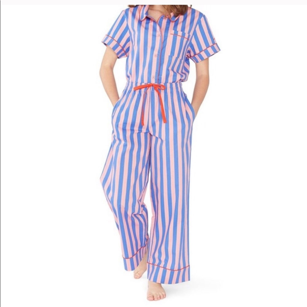 ban.do Indigo & Sleepy Pink Pajama Set. Large.